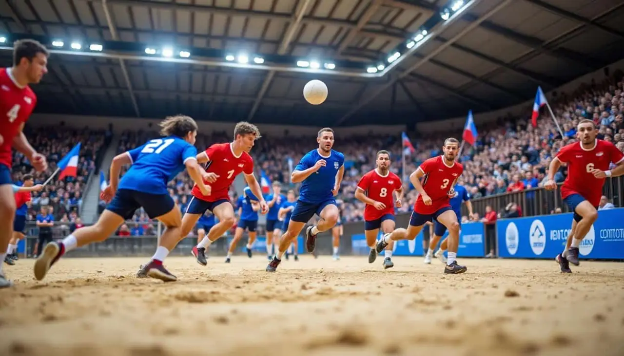 découvrez l'effervescence sportive du cotentin avec des performances éclatantes en handball, basket et volley, mettant en lumière les handballeurs cherbourgeois qui brillent dans la région.