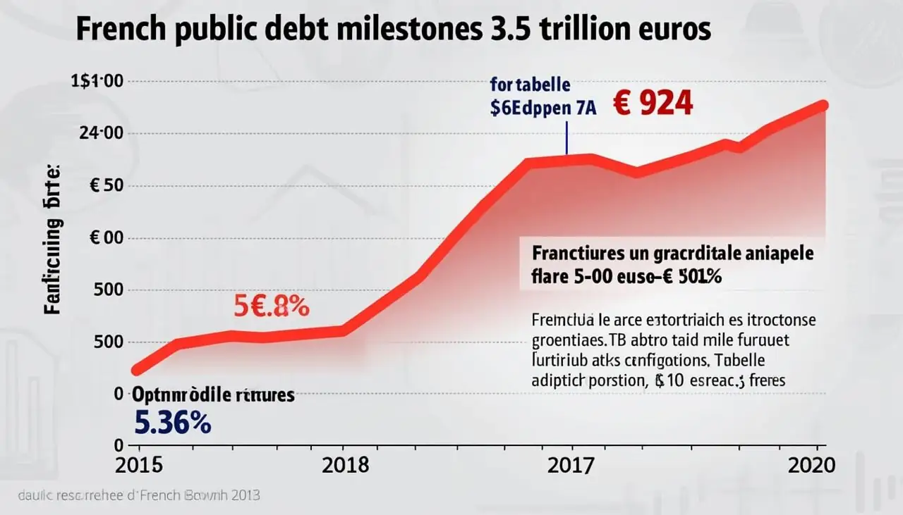 la dette publique française atteint un record historique de 3 500 milliards d'euros, soulignant les défis économiques majeurs pour le pays.