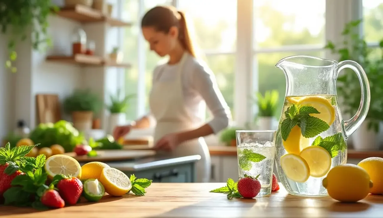 Boire suffisamment d'eau pour rester en forme au quotidien