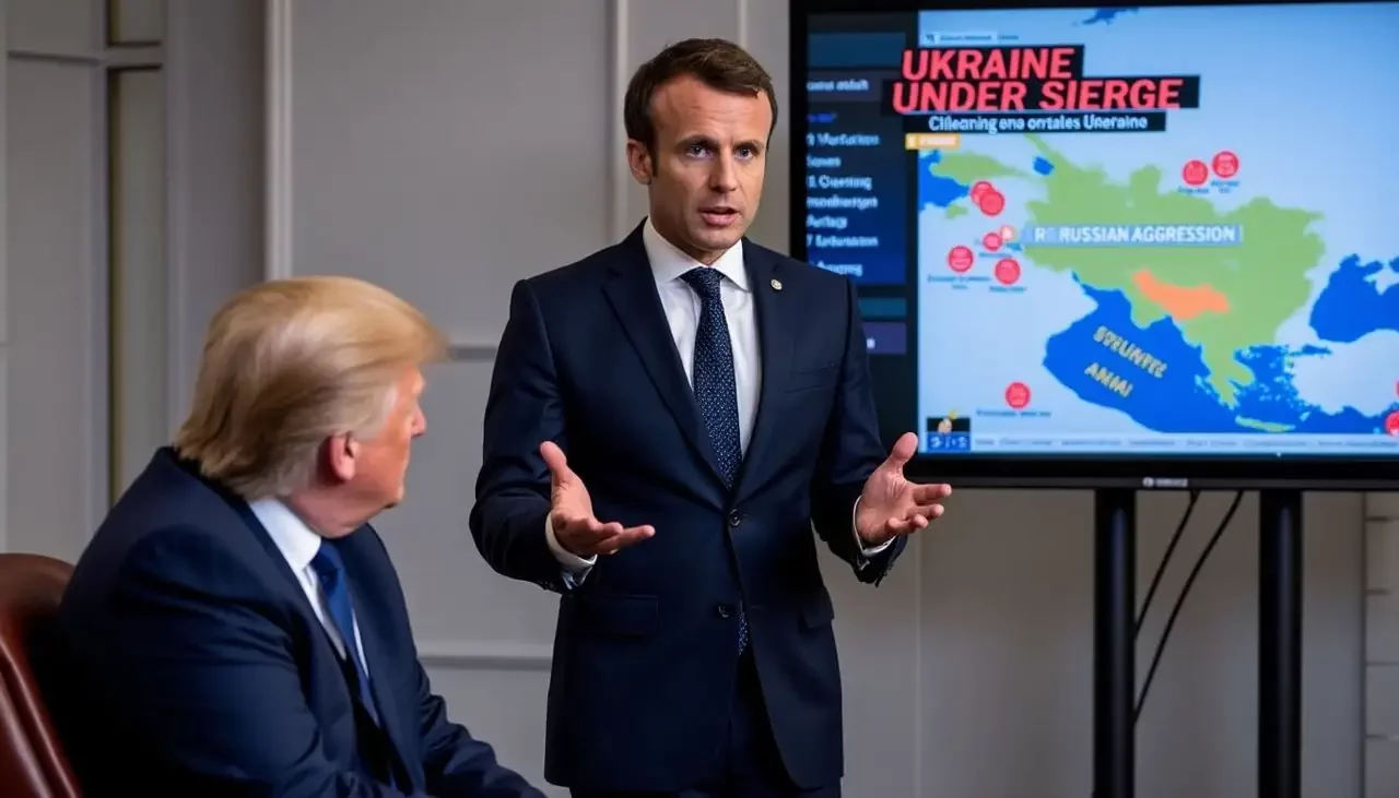 Emmanuel Macron révèle que Donald Trump prend conscience des mensonges de Vladimir Poutine dans le contexte de la guerre en Ukraine