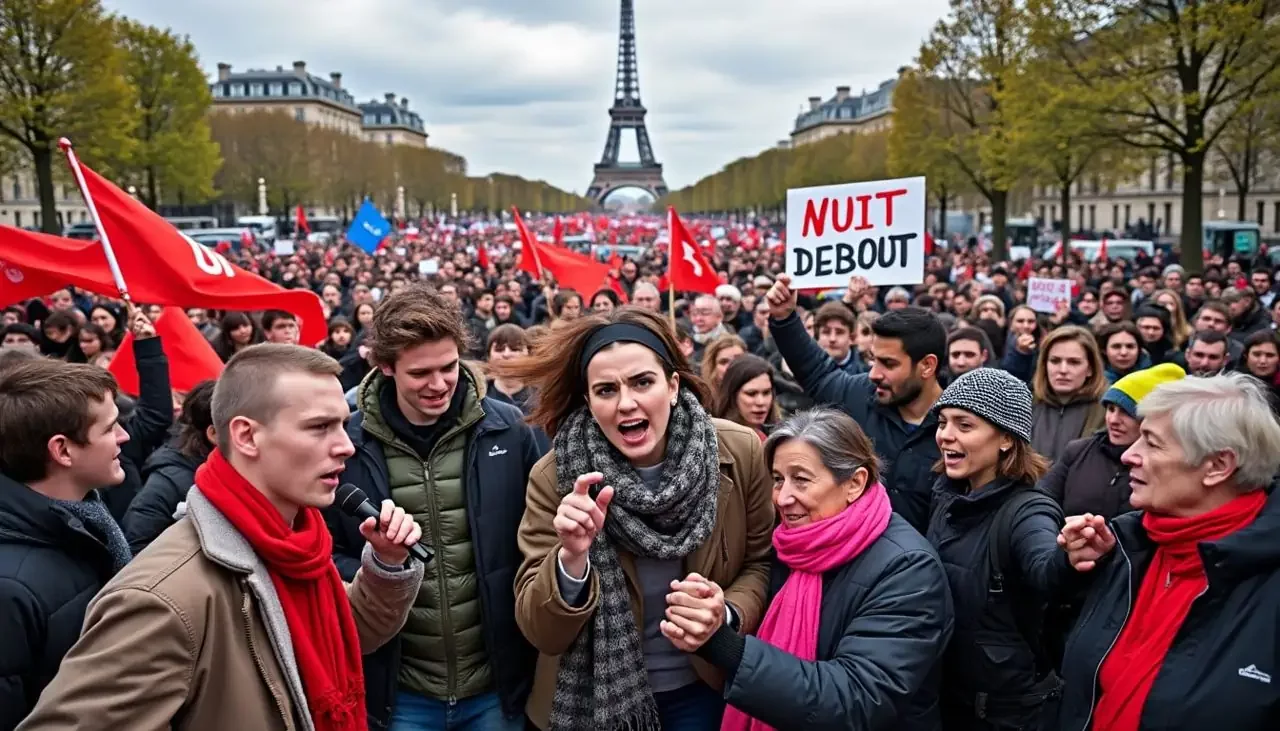 Première Mai : entre 157 000 et 300 000 manifestants dans les rues de France, des tensions lors du défilé parisien près du stand du PS