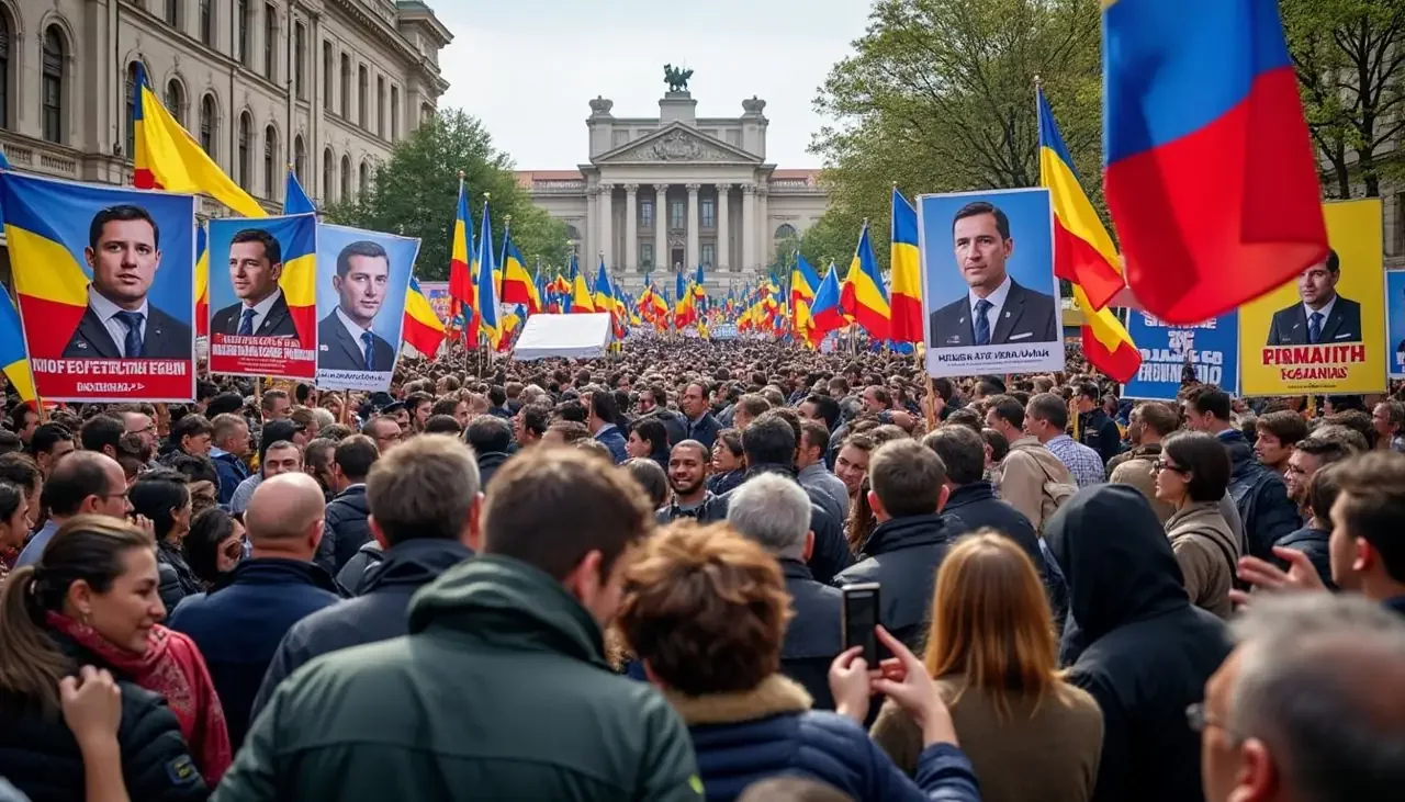 presidentiales en roumanie : l'extrême droite en tête à cinq mois de l'annulation du premier tour
