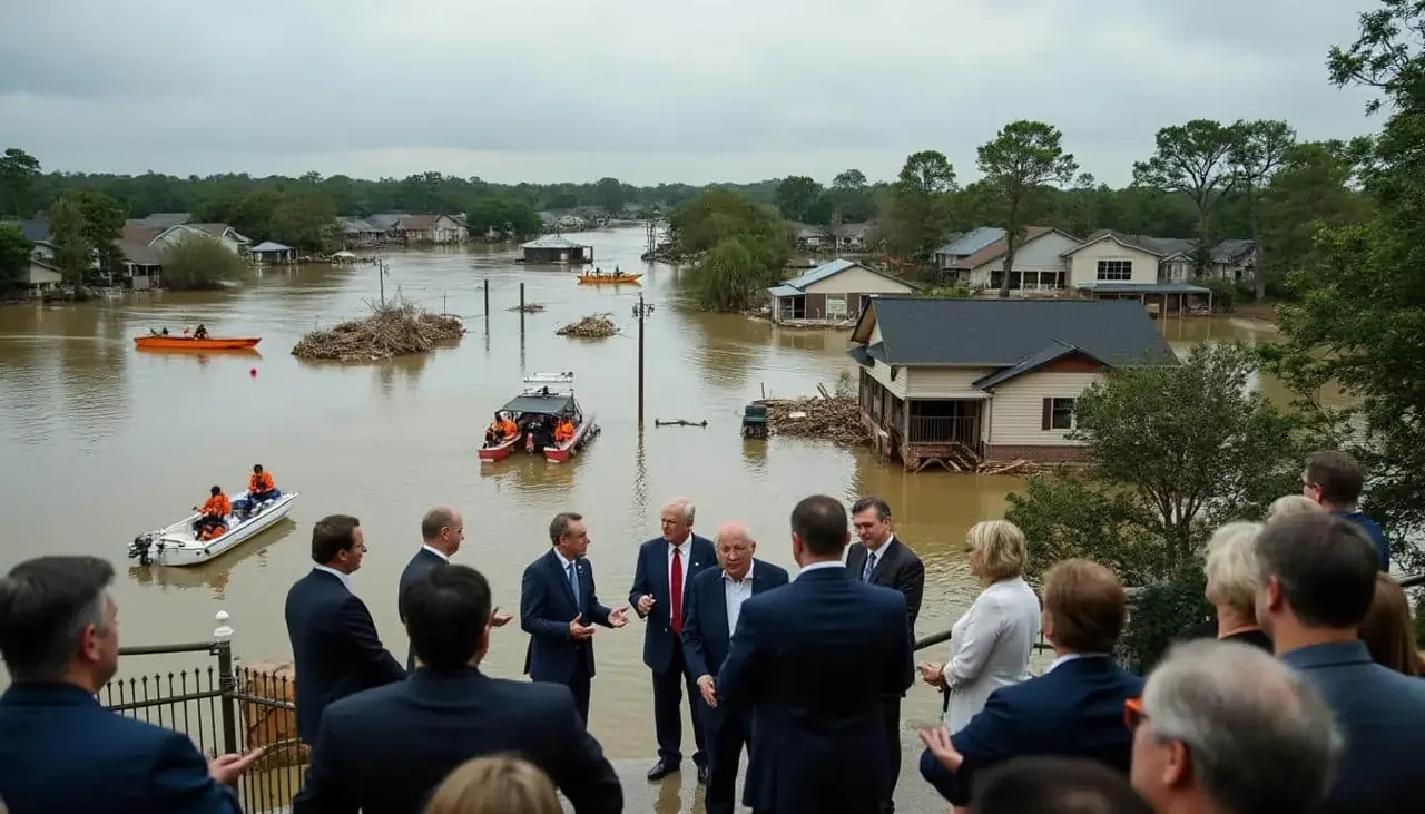 Inondations dévastatrices au Texas : la riposte des républicains entre l'État et la Maison Blanche