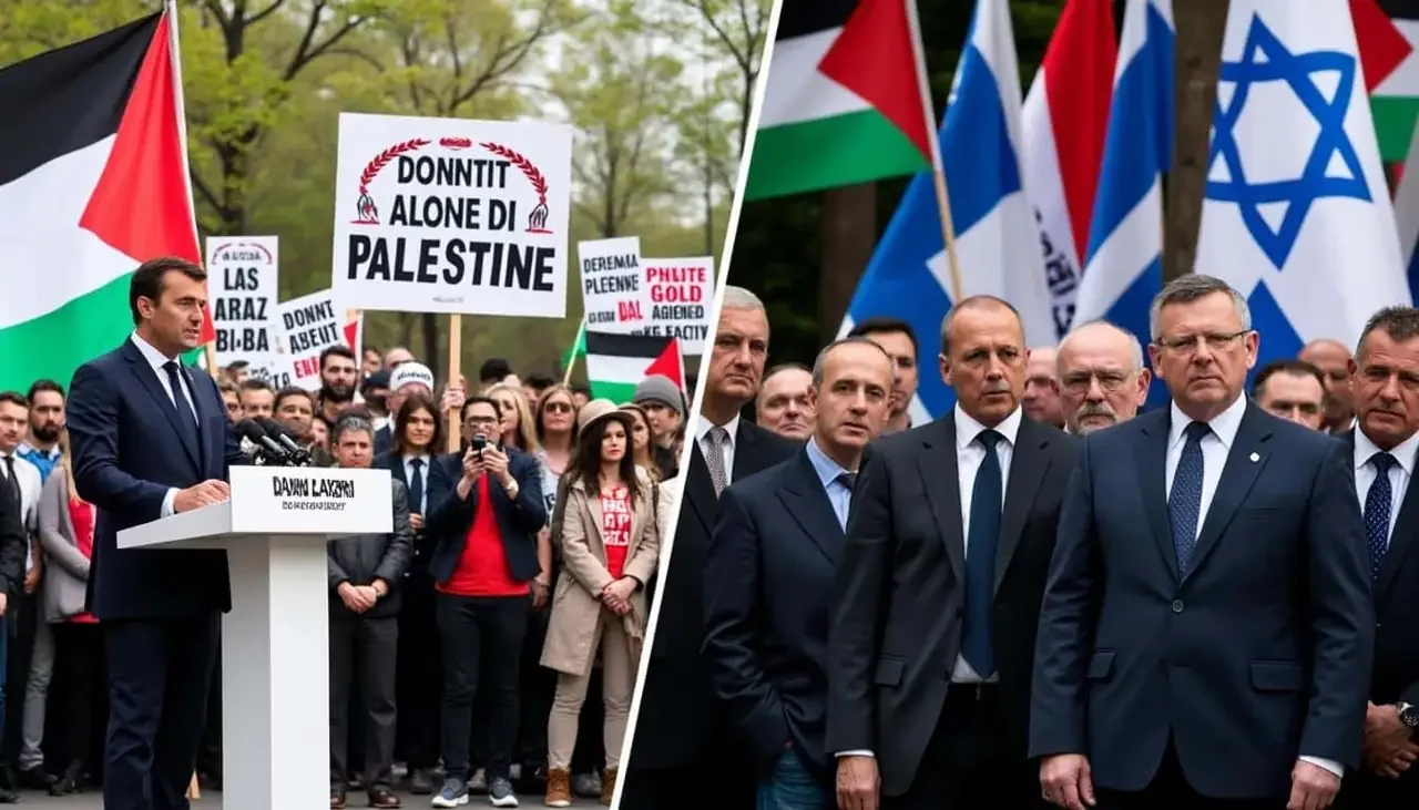 Le soutien à l'Etat de Palestine par Macron : une réaction tardive pour la gauche et hâtive selon l'extrême droite