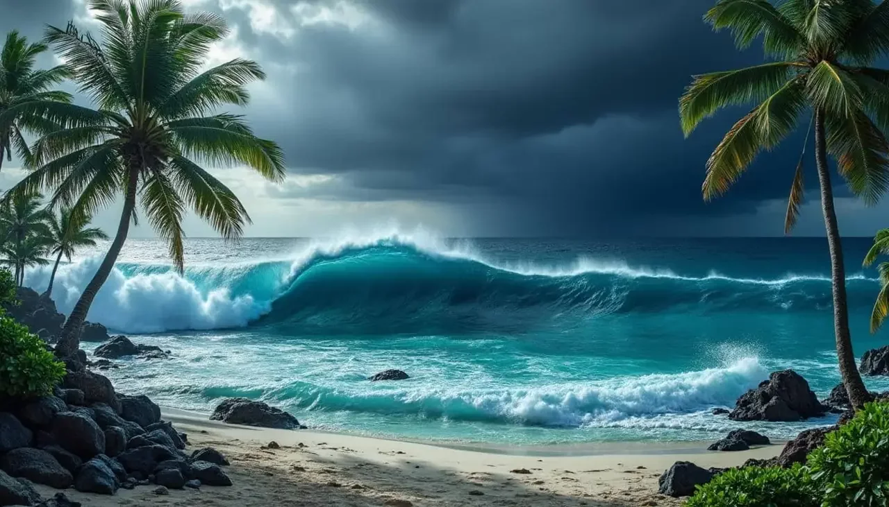 Un tsunami secoue le Pacifique : premiers signes de recul des eaux en Polynésie