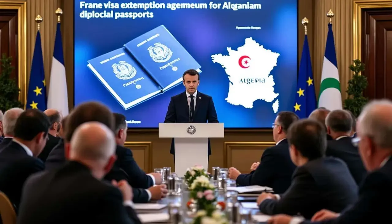 Emmanuel Macron propose la suspension formelle de l'accord sur les exemptions de visa pour les passeports diplomatiques algériens