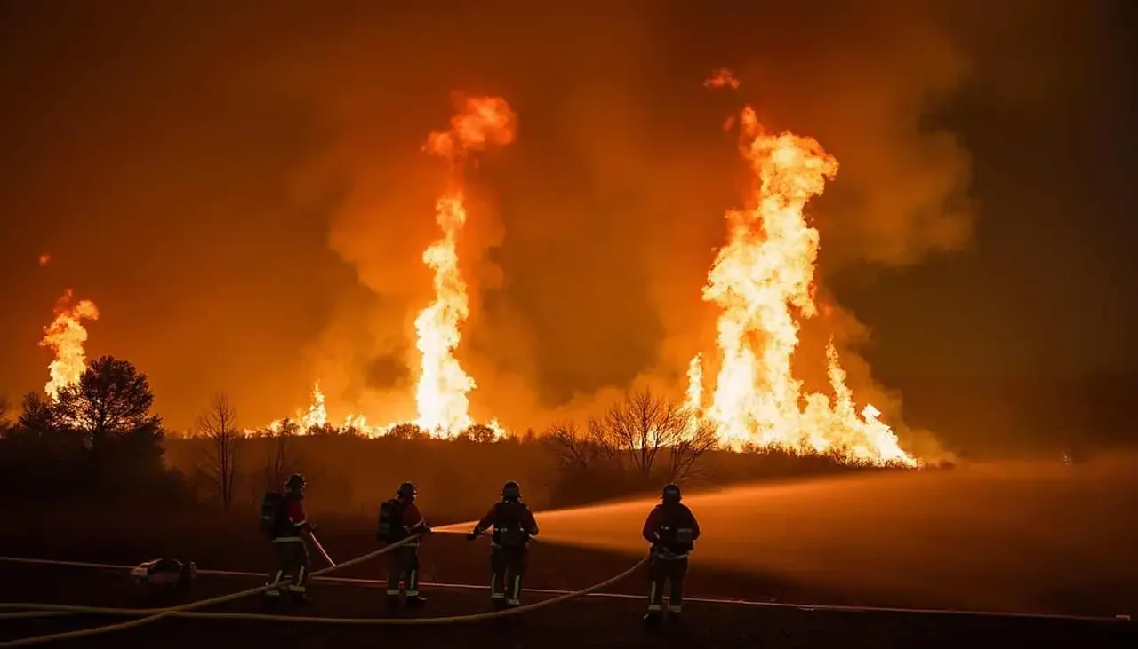 Incendie en cours dans l'Aude : les sapeurs-pompiers luttent contre les flammes, un contrôle du feu attendu dimanche soir