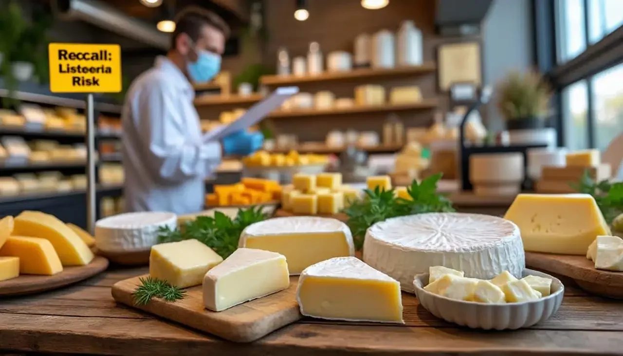 Rappel de fromages pasteurisés en raison d'un risque de listériose liée à la bactérie Listeria monocytogenes