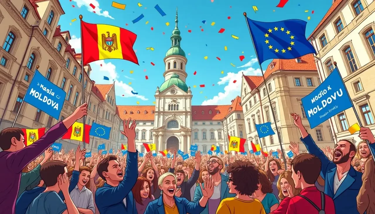 La Moldavie célèbre la victoire écrasante du parti proeuropéen de Maia Sandu au Parlement