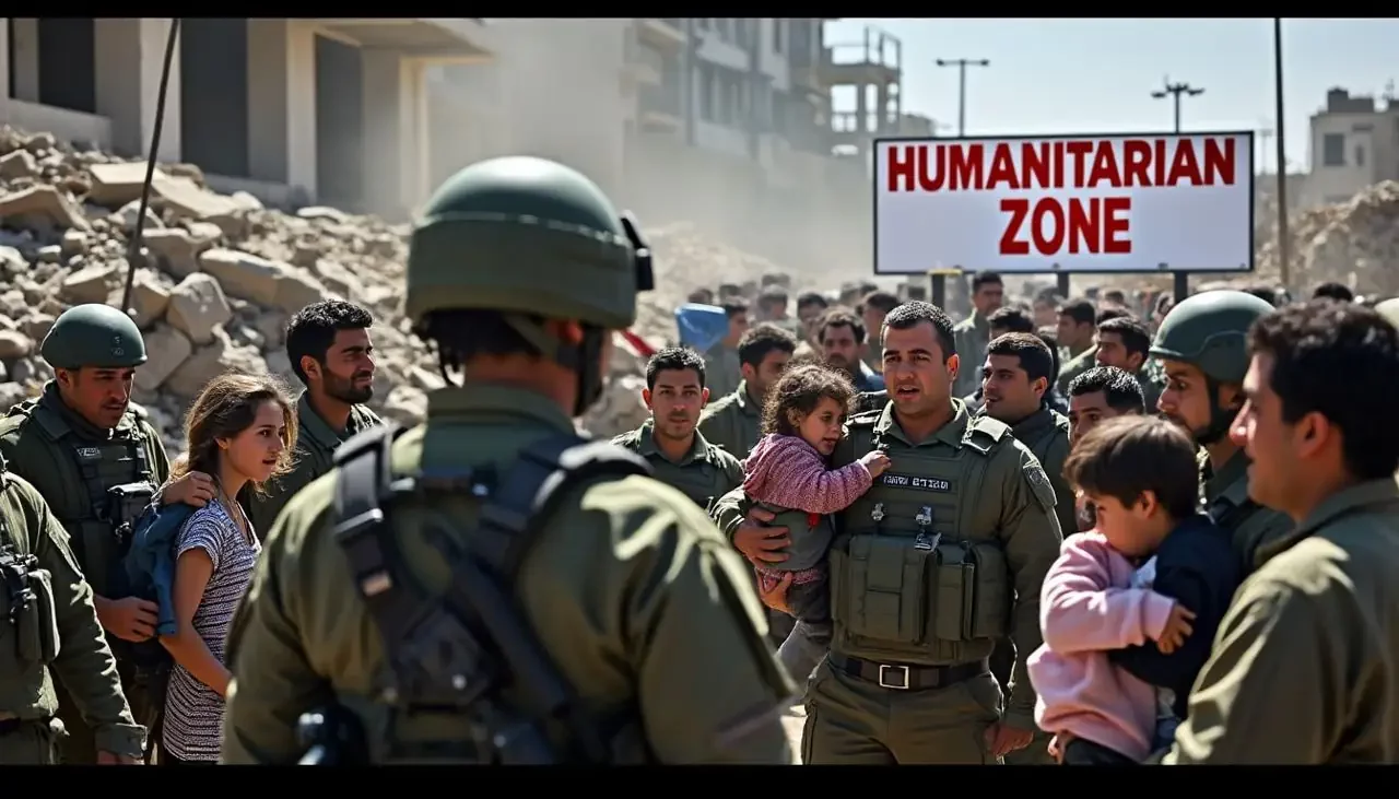 Urgent depuis Gaza : L'armée israélienne exhorte les résidents à se diriger vers une « zone humanitaire » sécurisée dans le sud de l'enclave.