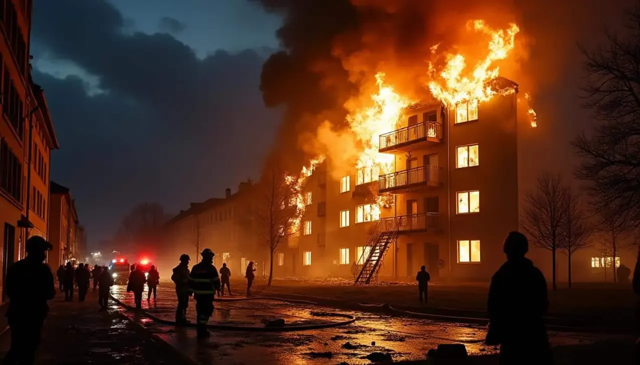 Drame à Lyon : un incendie ravage un immeuble du quartier Part-Dieu, faisant quatre victimes