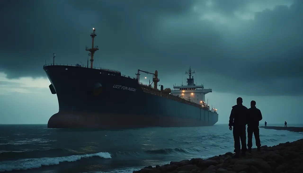 Mystérieux pétrolier russe au large de Saint-Nazaire : deux membres d'équipage placés en garde à vue suite à l'intervention des forces armées