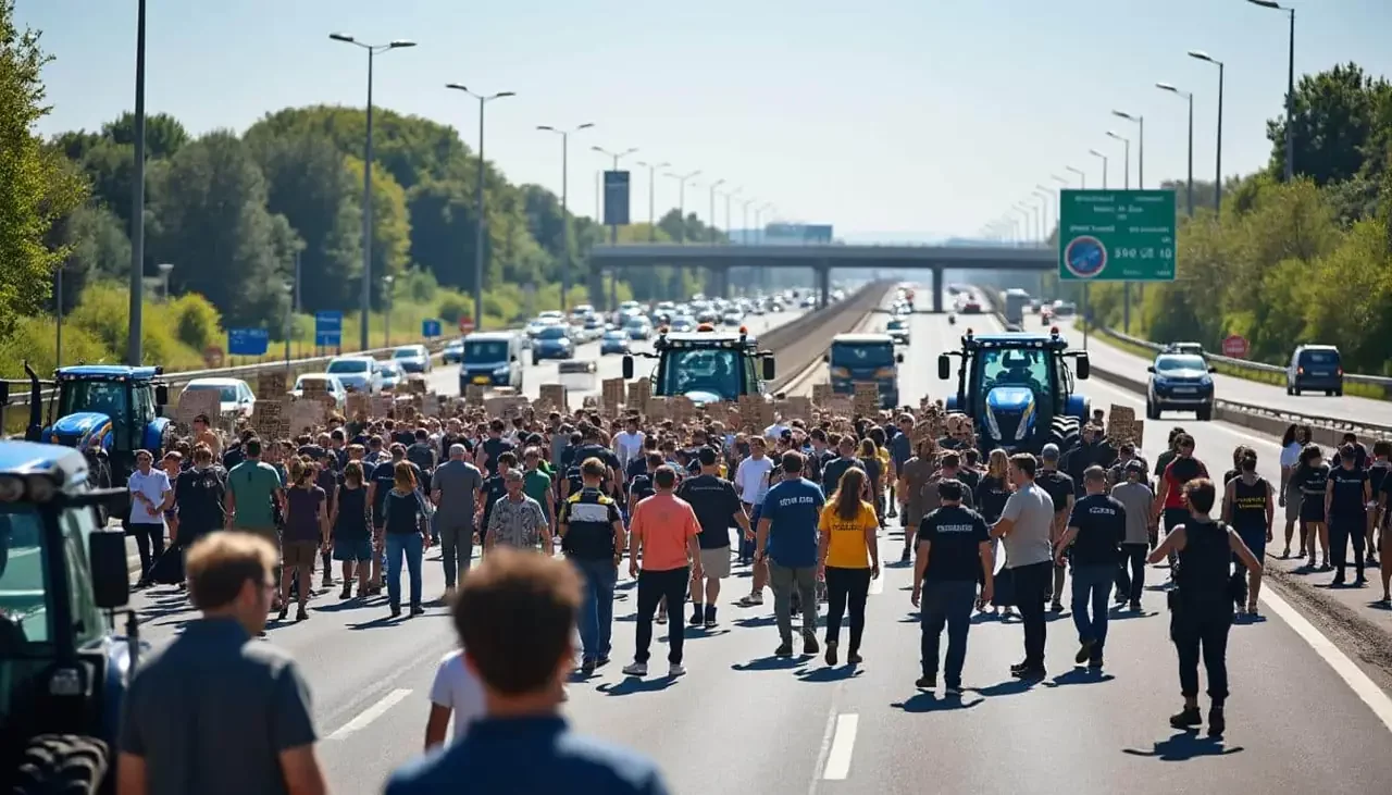 Dermatose nodulaire : les agriculteurs manifestent sur le périphérique toulousain ce jeudi, deux barrages évacués par la police