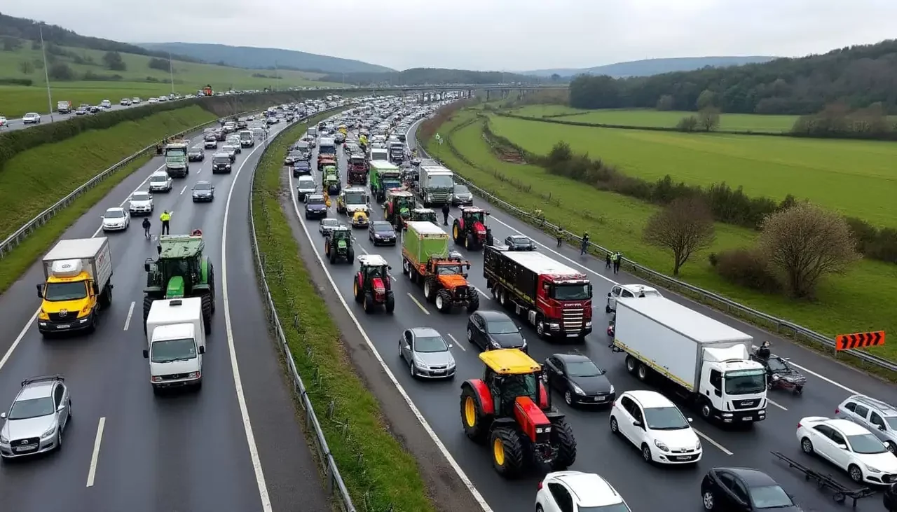 Mobilisation des agriculteurs sur l'A43 et en Isère : des embouteillages majeurs annoncés