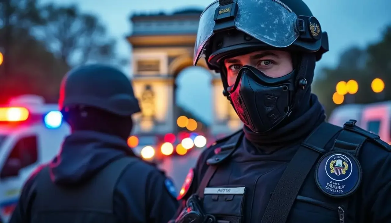 Paris : un homme armé d’un couteau abattu après une attaque contre un gendarme aux abords de l’Arc de Triomphe
