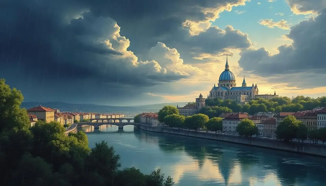 Mardi à Lyon : un ciel oscillant entre nuages et averses, températures jusqu'à 16°C