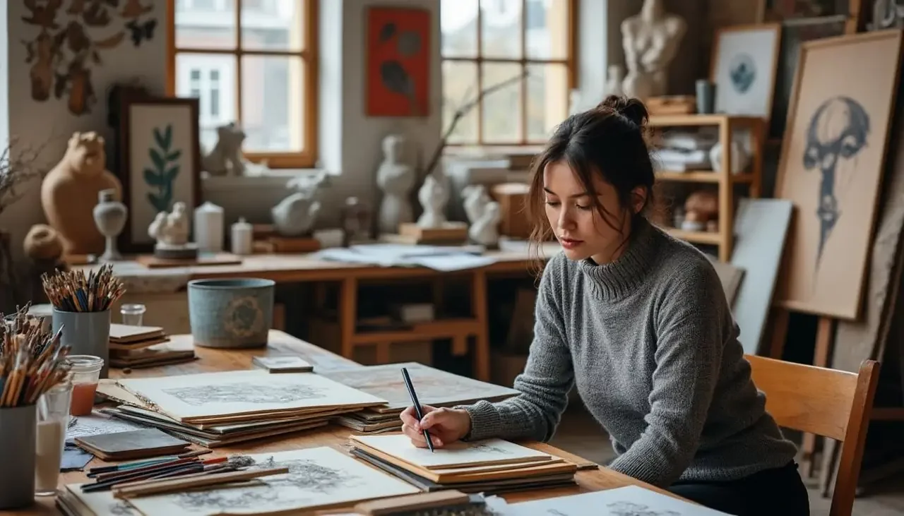 Plongée exclusive dans l'atelier de Valérie Lemercier : entre création et confidences