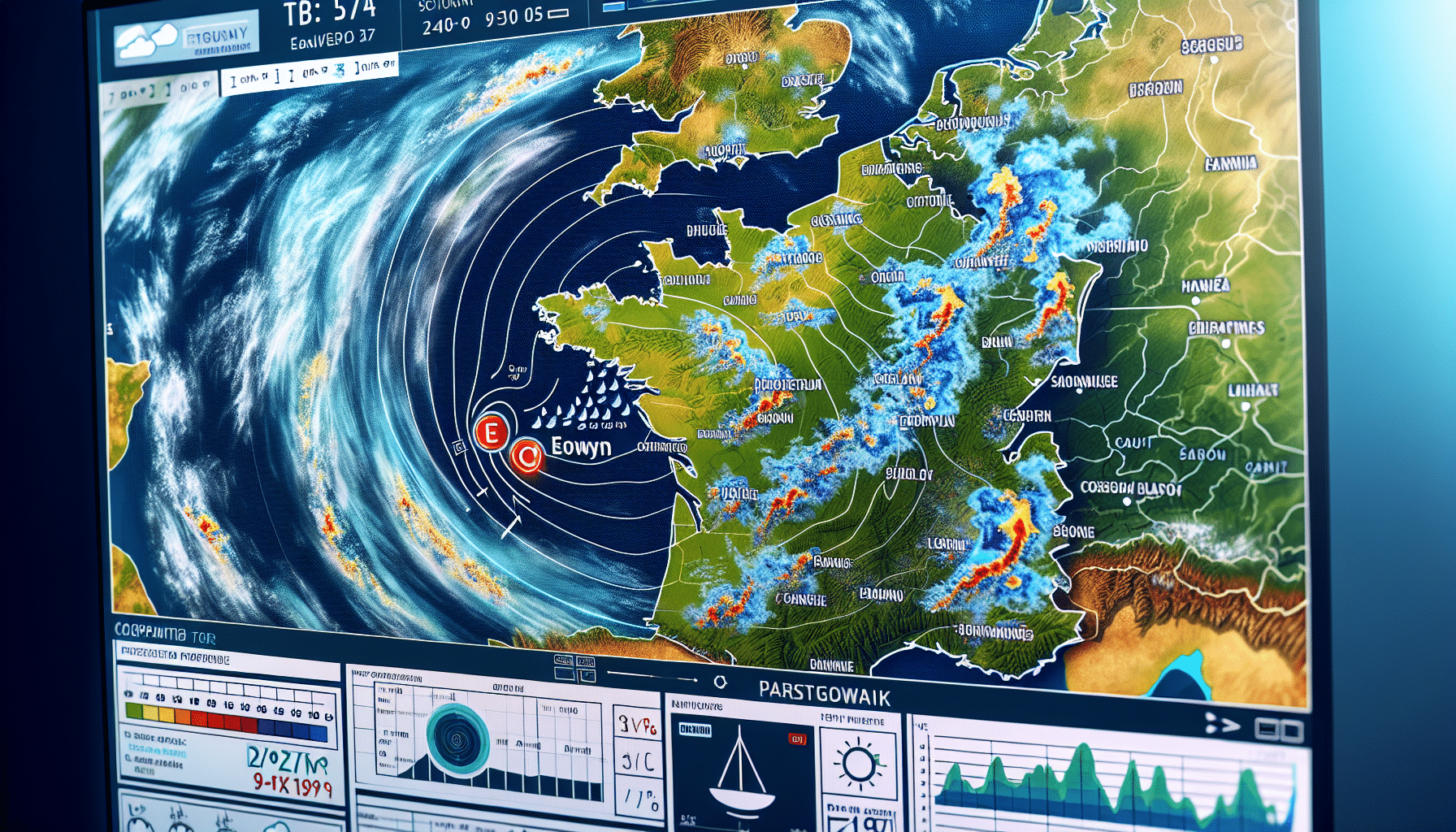 découvrez l'impact dévastateur de la tempête eowyn, surnommée la « bombe météorologique », qui a déjà ravagé le royaume-uni et l'irlande. désormais, elle frappe le morbihan avec une alerte orange. restez informés sur les conséquences de ce phénomène climatique extrême.